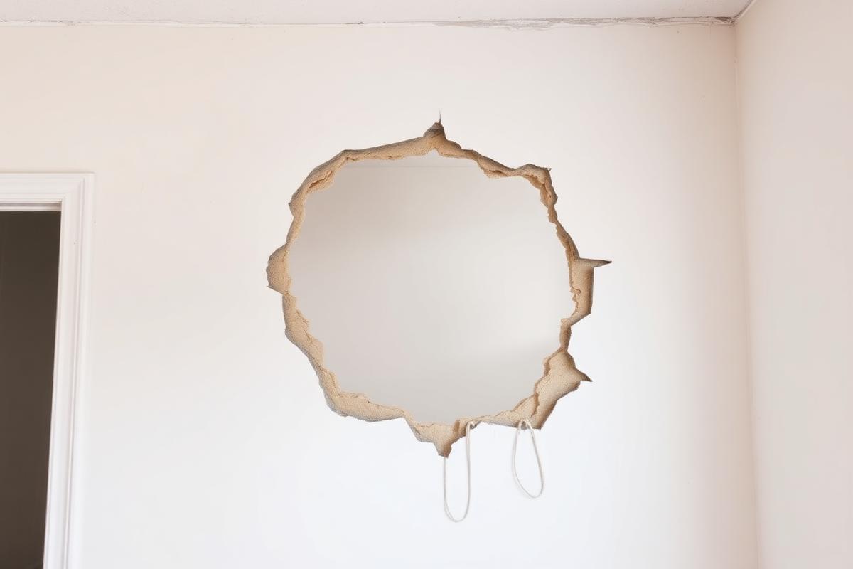Before: Five Points kitchen ceiling repair after pipe leak